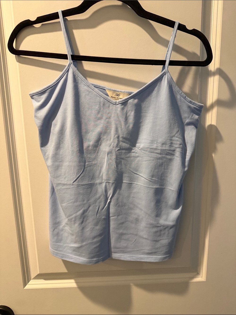 Brooks Brothers Light Blue Spaghetti Strap Tank Top